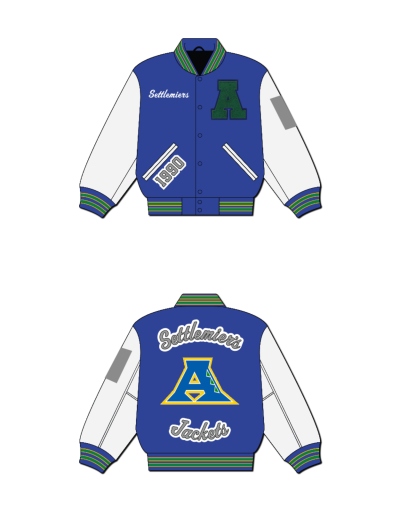 OSAA High School Varsity Jacket - Customer's Product with price 706.00 ID 3FJS_I1nSlS1D9ohiOzEZ0vK